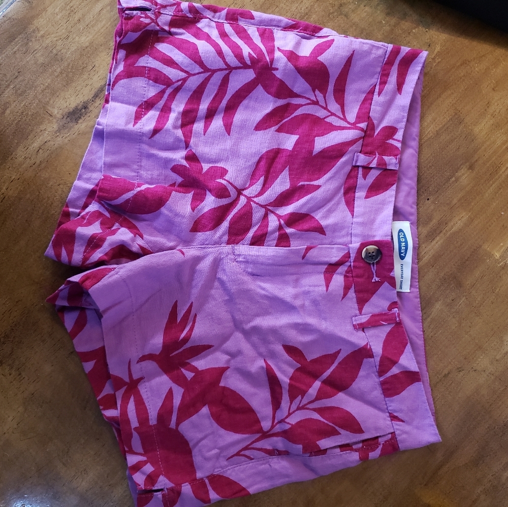 Floral print old navy shorts
